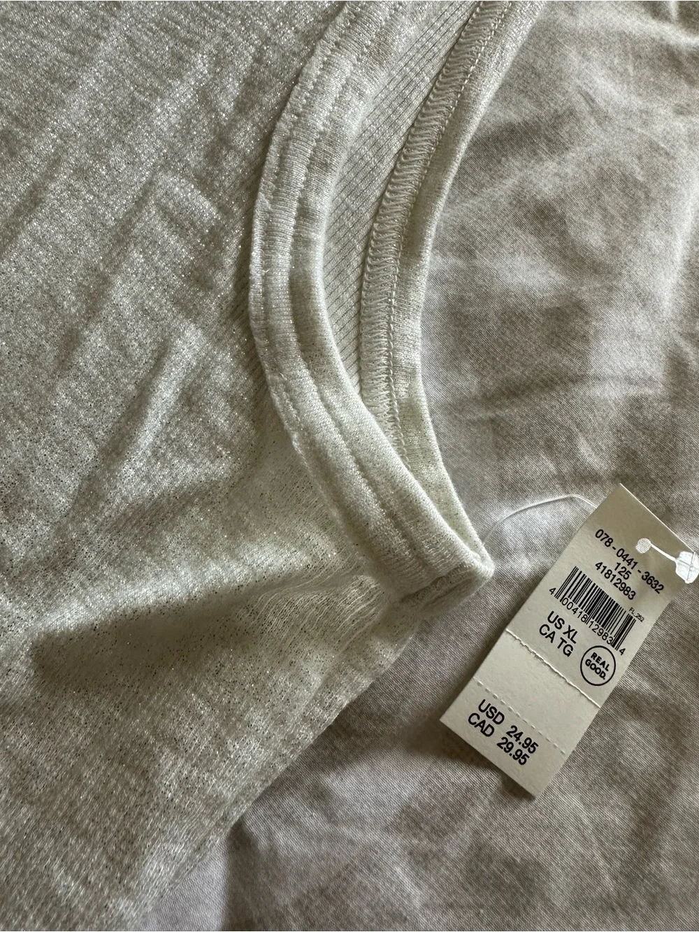 American Eagle Outfitters White Ribbed Scoop Tank
